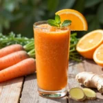 Zesty Carrot Smoothie Recipe with Orange + Ginger (Fresh, Zippy, Bright)