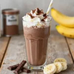 Decadent Chocolate Banana Smoothie Recipe with Cocoa + Milk (Dessert-Ish, Creamy)