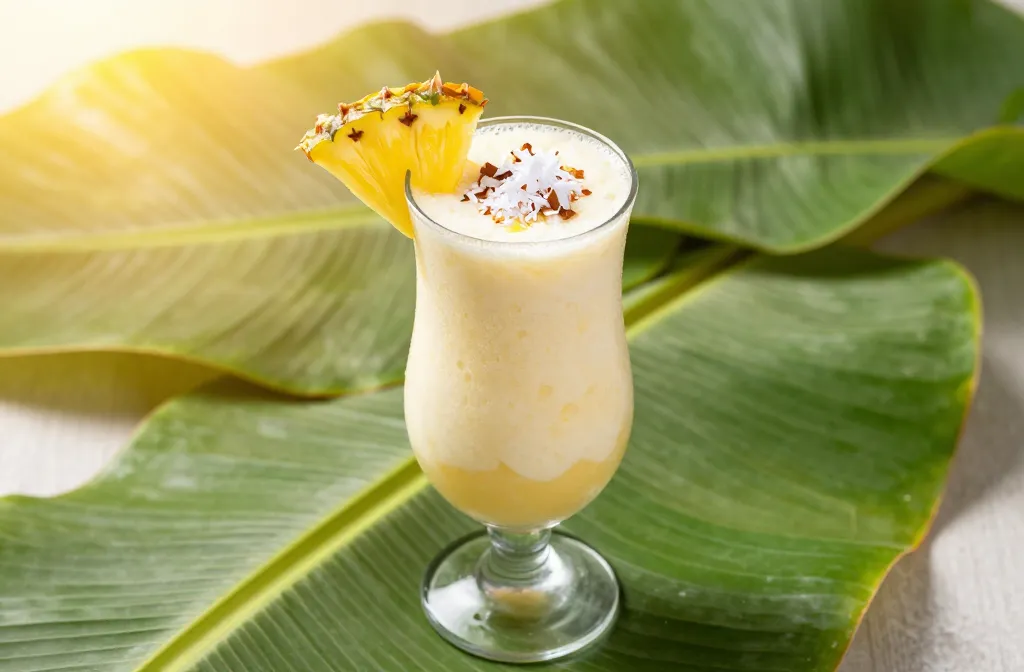 Dreamy Pina Colada Smoothie Recipe with Pineapple + Coconut Milk (Creamy, Tropical)