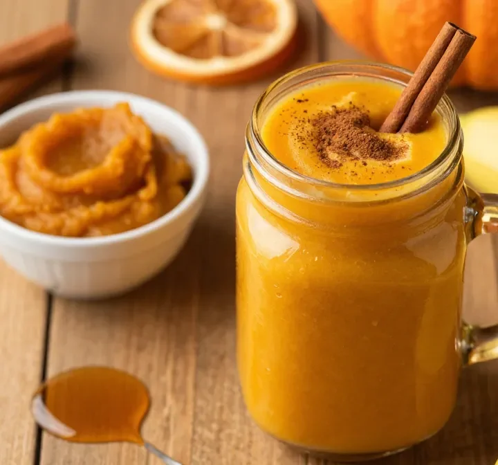Creamiest Pumpkin Smoothie Recipe with Pumpkin PuréE + Cinnamon (Cozy, Thick)