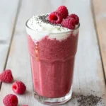 Thickest Raspberry Smoothie Recipe with Yogurt + Chia (Bright, Tangy, Thick)
