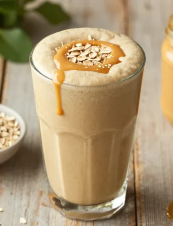 Gain Fast! Weight Gain Smoothie Recipe with Oats + Peanut Butter (Calorie-Dense, Smooth)