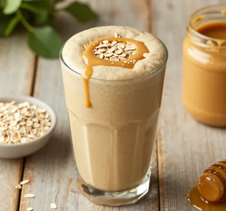 Gain Fast! Weight Gain Smoothie Recipe with Oats + Peanut Butter (Calorie-Dense, Smooth)
