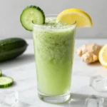 Ultimate Detox Smoothie Recipe with Cucumber + Lemon (Light, Crisp, Refreshing)