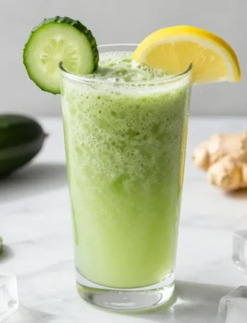 Ultimate Detox Smoothie Recipe with Cucumber + Lemon (Light, Crisp, Refreshing)