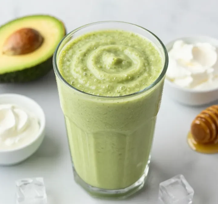 Creamy Dream: Avocado Smoothie Recipe with Greek Yogurt + Honey (Ultra Creamy, Easy)