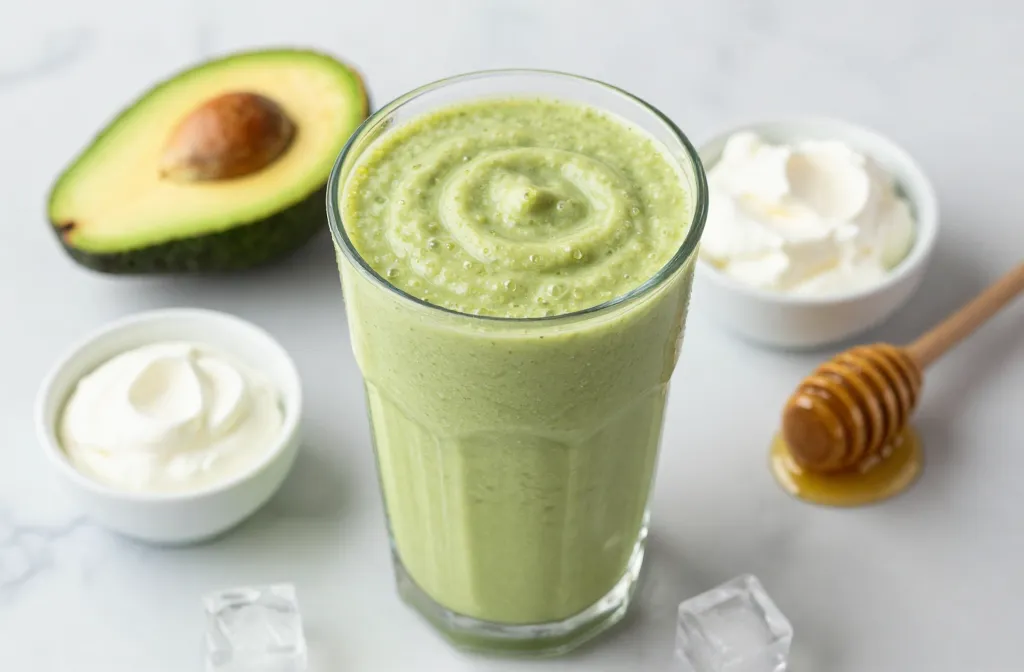 Creamy Dream: Avocado Smoothie Recipe with Greek Yogurt + Honey (Ultra Creamy, Easy)