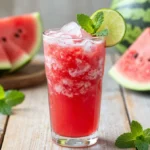 Thirst-Quenching Watermelon Smoothie with Lime + Mint (Icy, Ultra Refreshing)