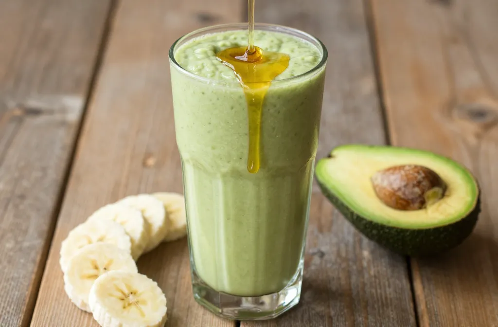 Avocado Smoothie with Banana + Honey (Super Creamy, Naturally Sweet) You’Ll Obsess Over