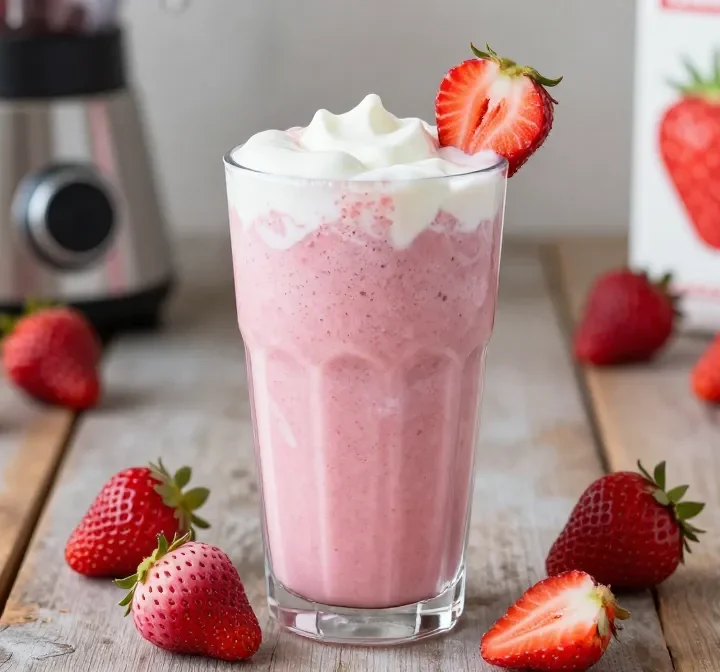 Strawberry Smoothie Recipe with Frozen Strawberries + Yogurt (Thick, Classic, Creamy) You’Ll Crave
