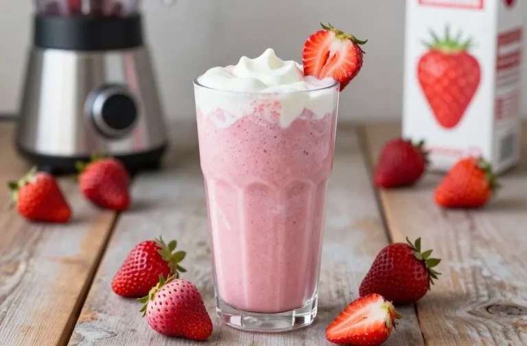 Strawberry Smoothie Recipe with Frozen Strawberries + Yogurt (Thick, Classic, Creamy) You’Ll Crave