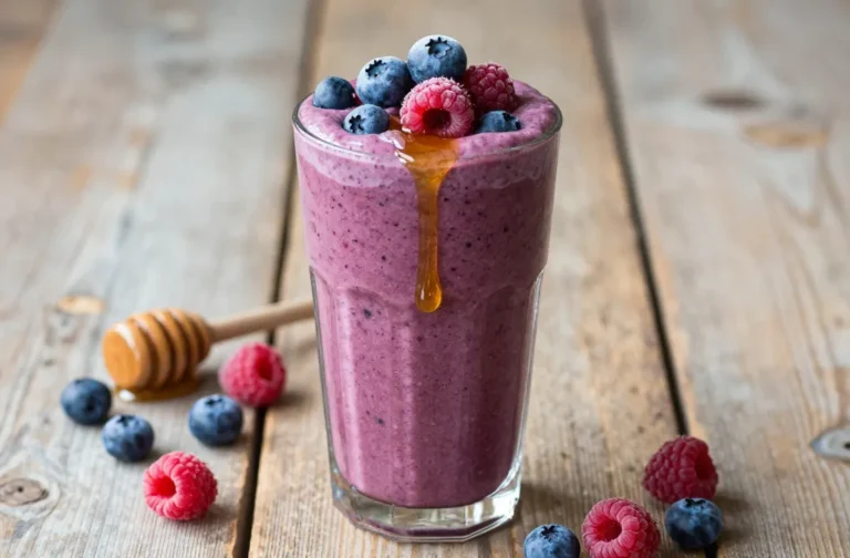 Mixed Berry Smoothie with Greek Yogurt + Honey (Thick, Sweet-Tart, Easy) – Creamy Bliss!