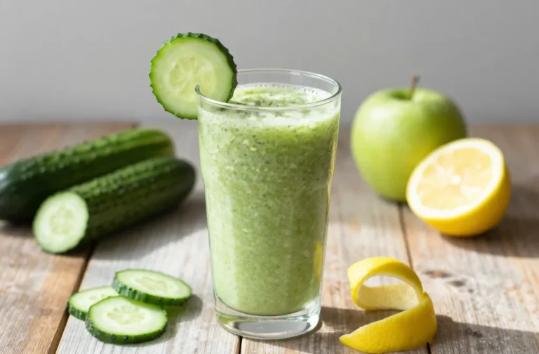 Ultimate Cucumber Smoothie with Apple + Lemon (Crisp, Refreshing, Clean) Recipe