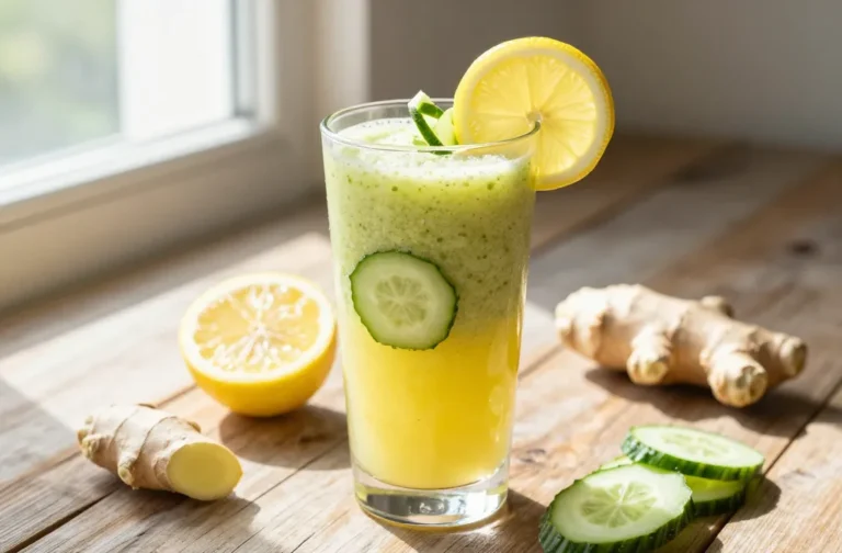 Revitalize Fast: Detox Smoothie Recipe with Lemon + Ginger + Cucumber (Crisp, Zingy, Light)