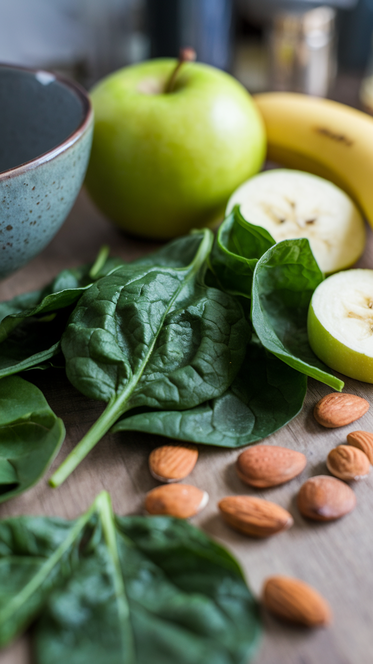 Simple Green Smoothie With 5 Ingredients - green smoothie ingredients