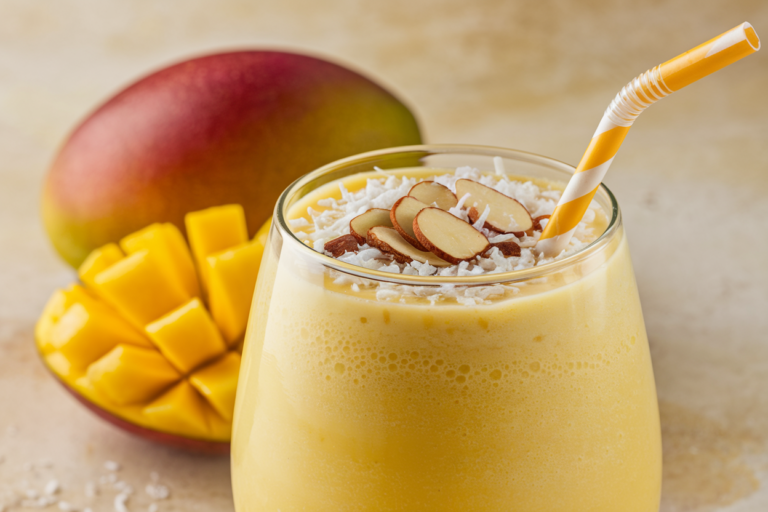 Creamy Mango Banana Smoothie That Tastes Like Vacation - mango banana smoothie