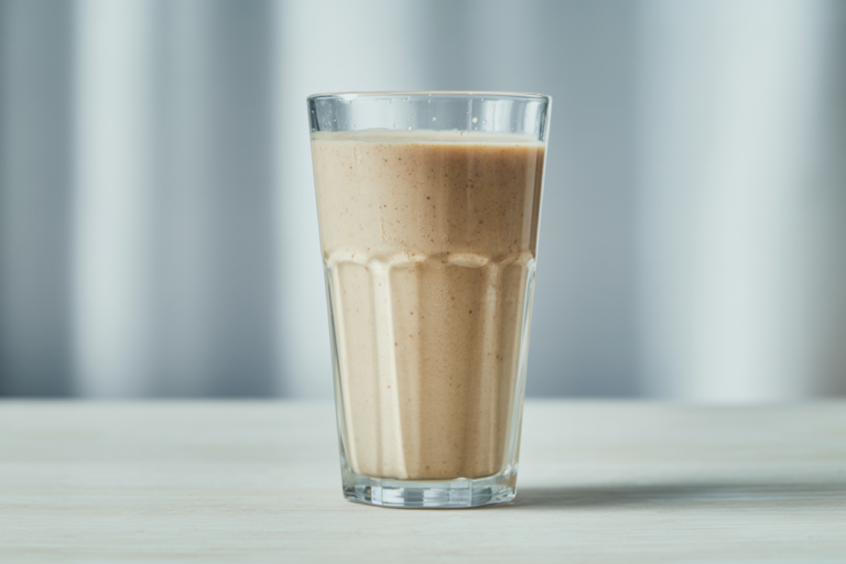 Rich and Creamy Smoothie That Feels Indulgent - creamy smoothie glass