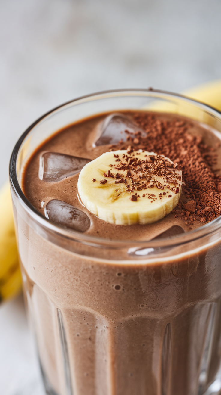 9 Smoothies That Feel Like Dessert (But Aren’t) - Chocolate-Covered Banana in a Glass