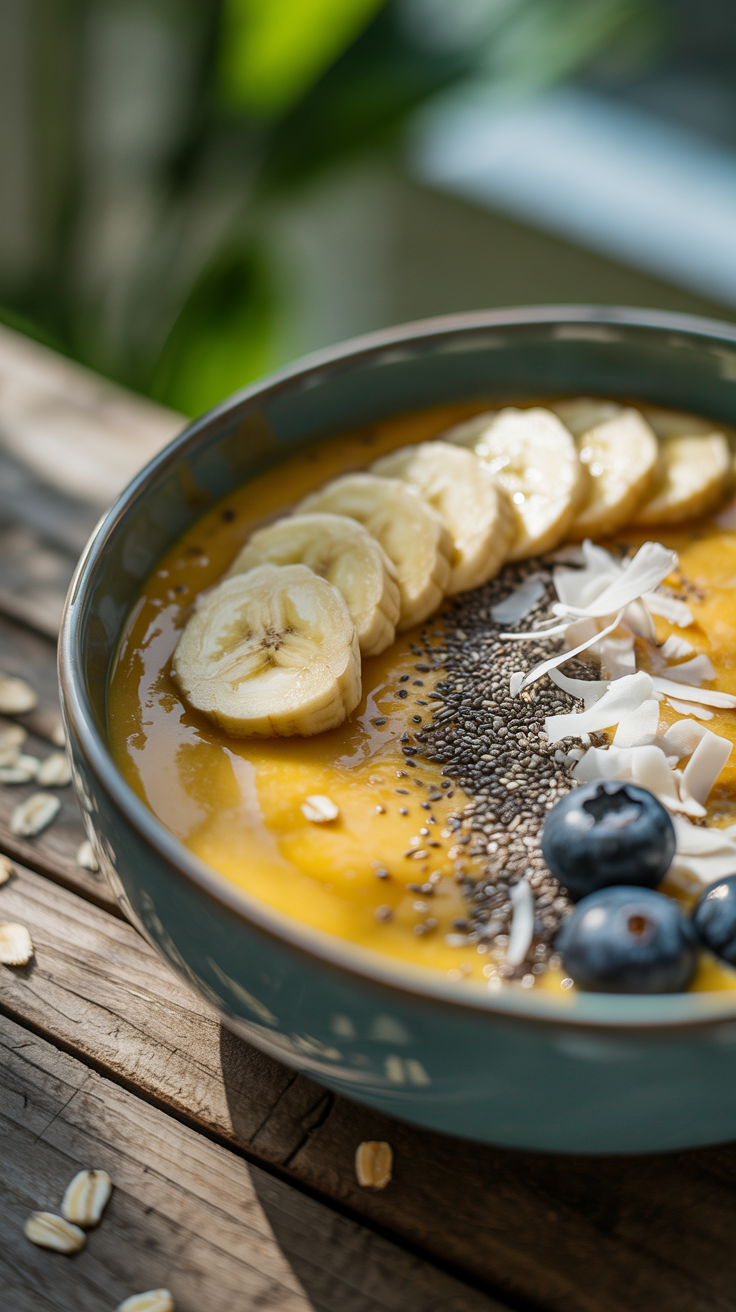Creamy Banana Smoothie Bowl That Just Works - smoothie bowl banana topping