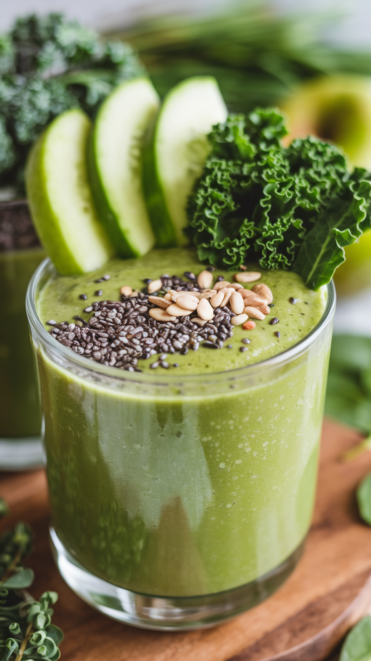 Simple Green Smoothie With 5 Ingredients - green smoothie ingredients