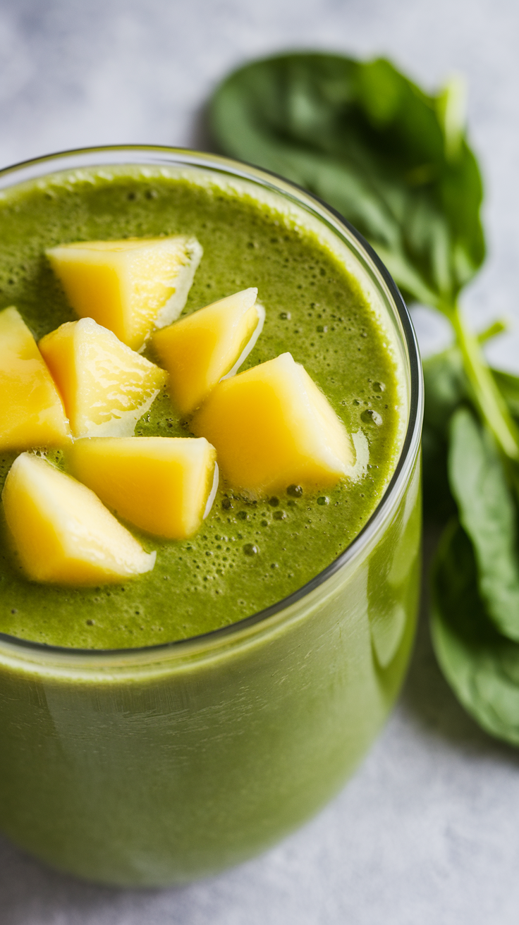 Everyday Green Smoothie You Won’t Get Tired Of - spinach mango smoothie
