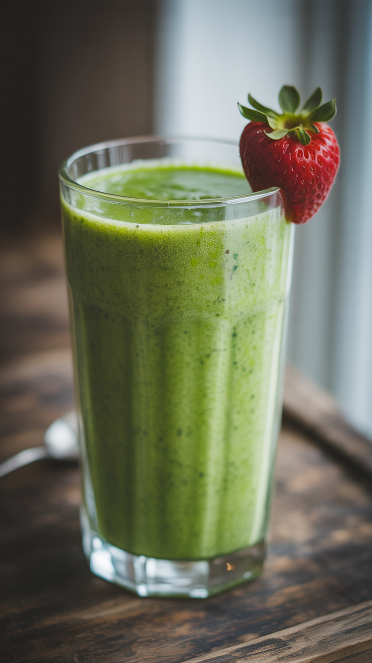 Green Smoothie for People Who Hate Green Smoothies - spinach banana smoothie
