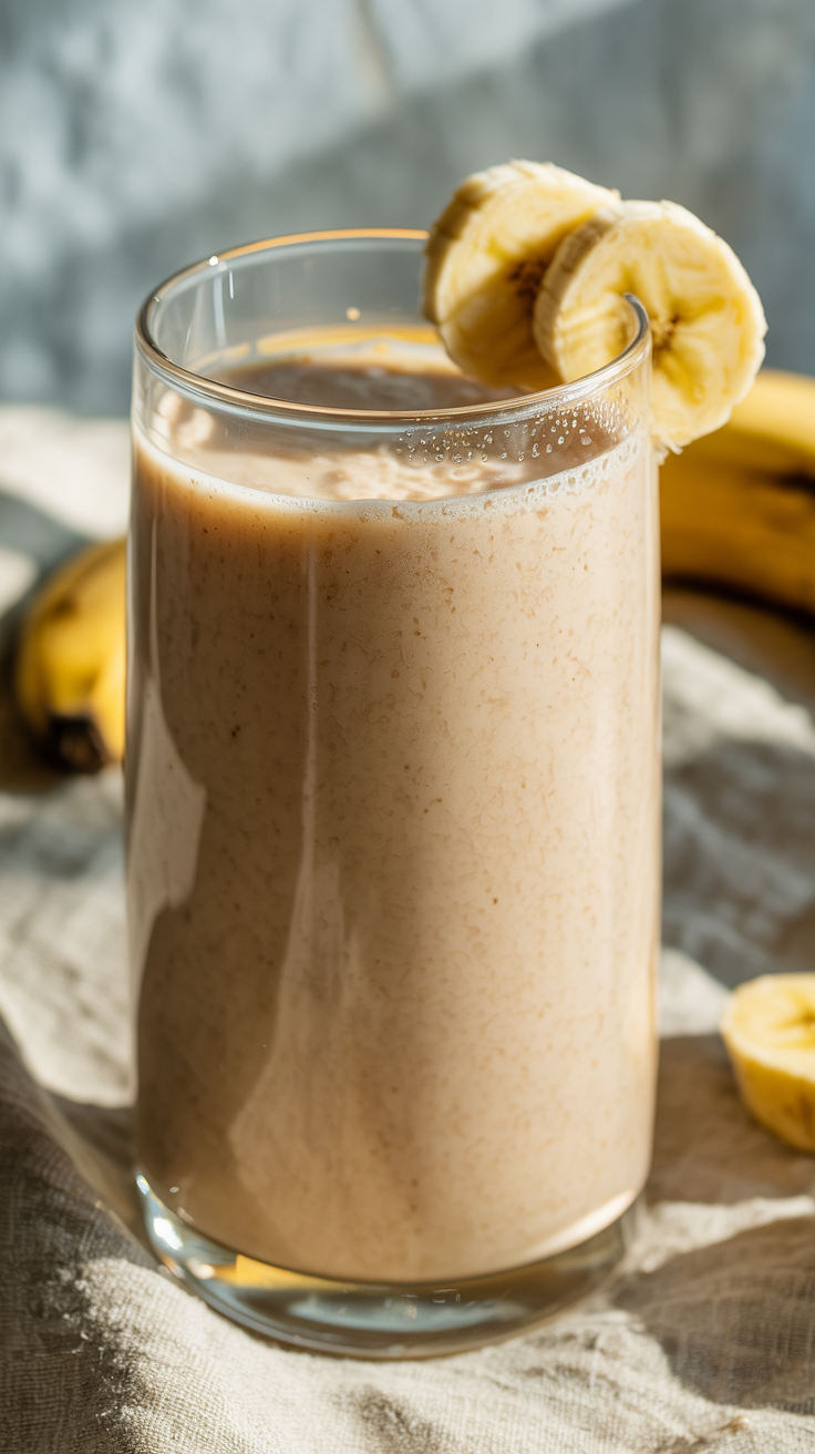 Minimal Ingredient Smoothie That’s Still Good - banana smoothie blender