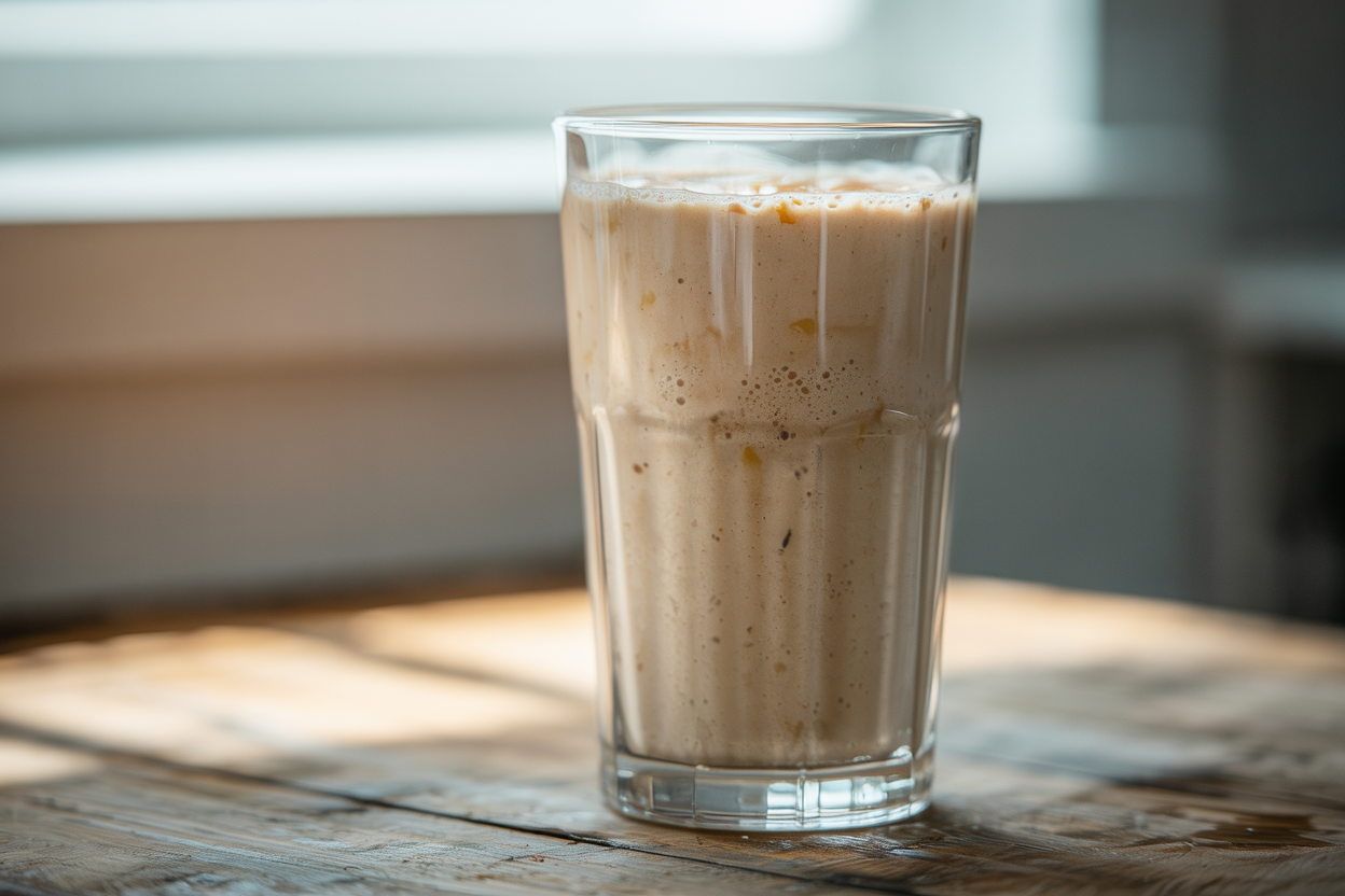Creamy Vanilla Smoothie That Feels Like Dessert - vanilla smoothie glass