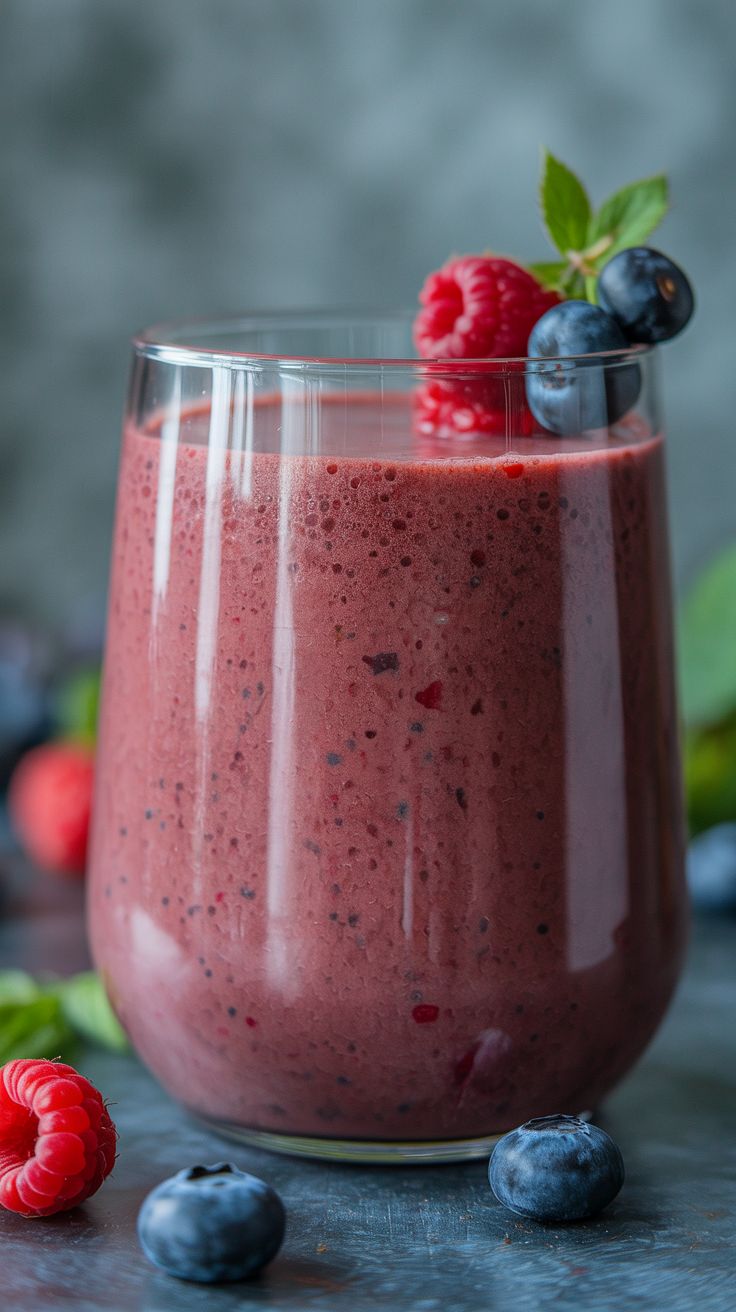 Smoothie That Tastes Better Than Expected - chocolate berry smoothie