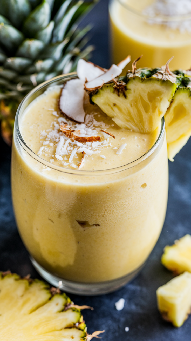 Pineapple Coconut Smoothie That Feels Tropical - pineapple coconut smoothie