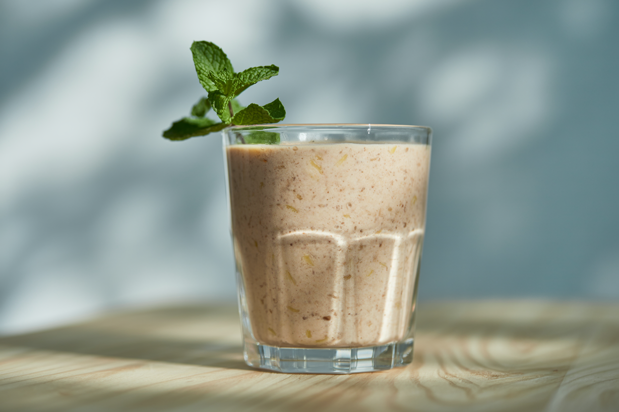 Best Smoothie for Breakfast When You’re Not Hungry - banana oat smoothie