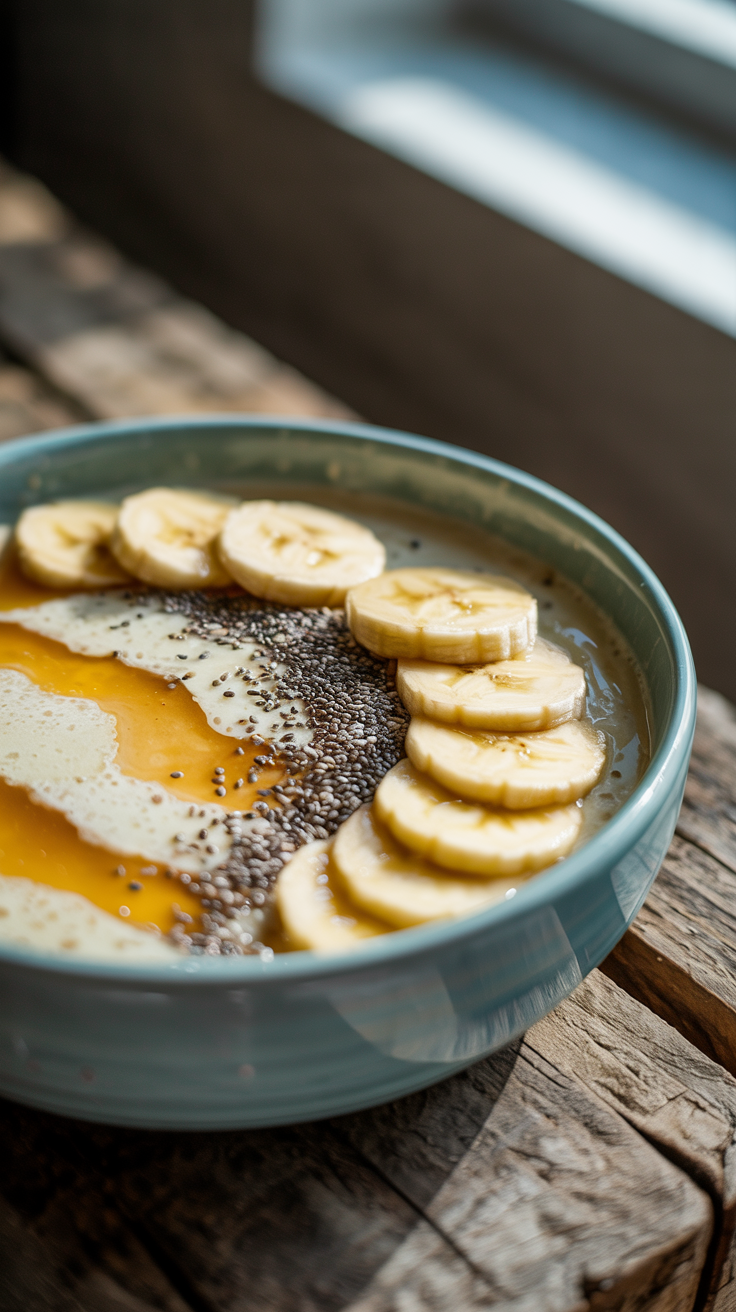 Creamy Banana Smoothie Bowl That Just Works - smoothie bowl banana topping
