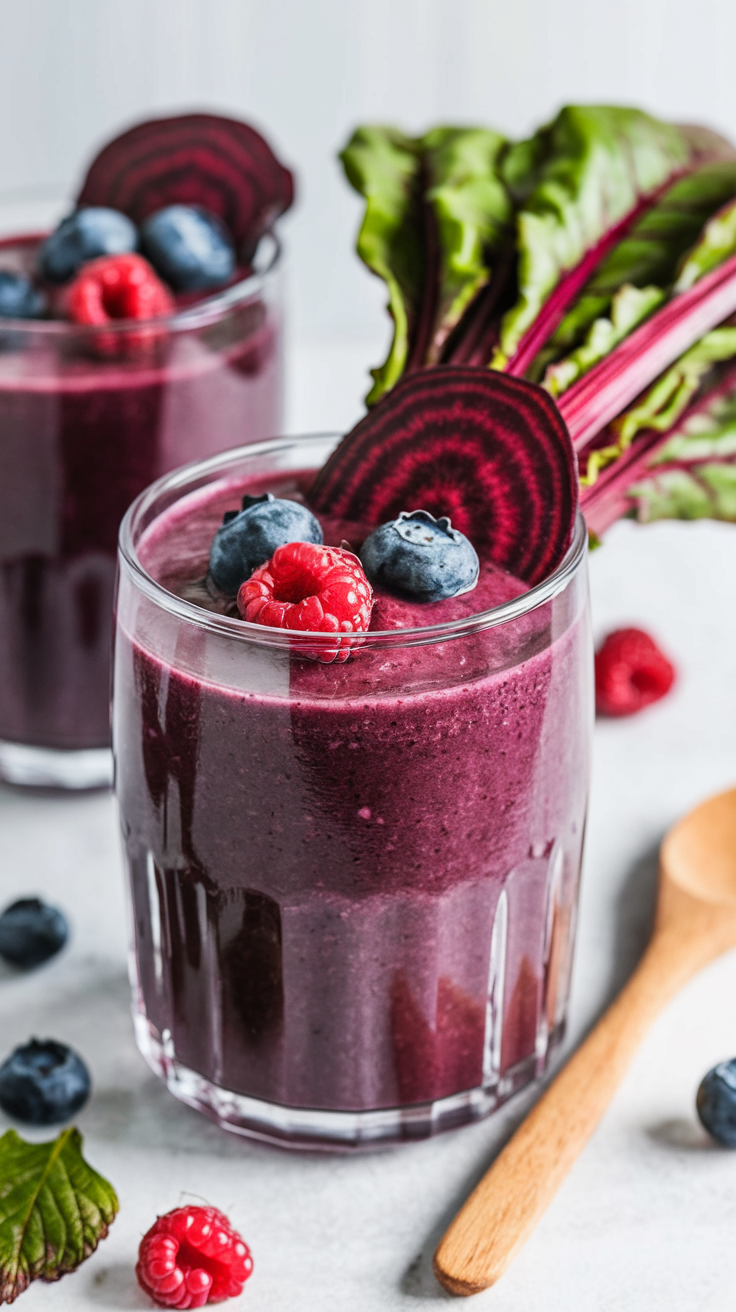 10 Detox Smoothies That Actually Taste Good - Berry Beet Beauty Without the Dirt Taste