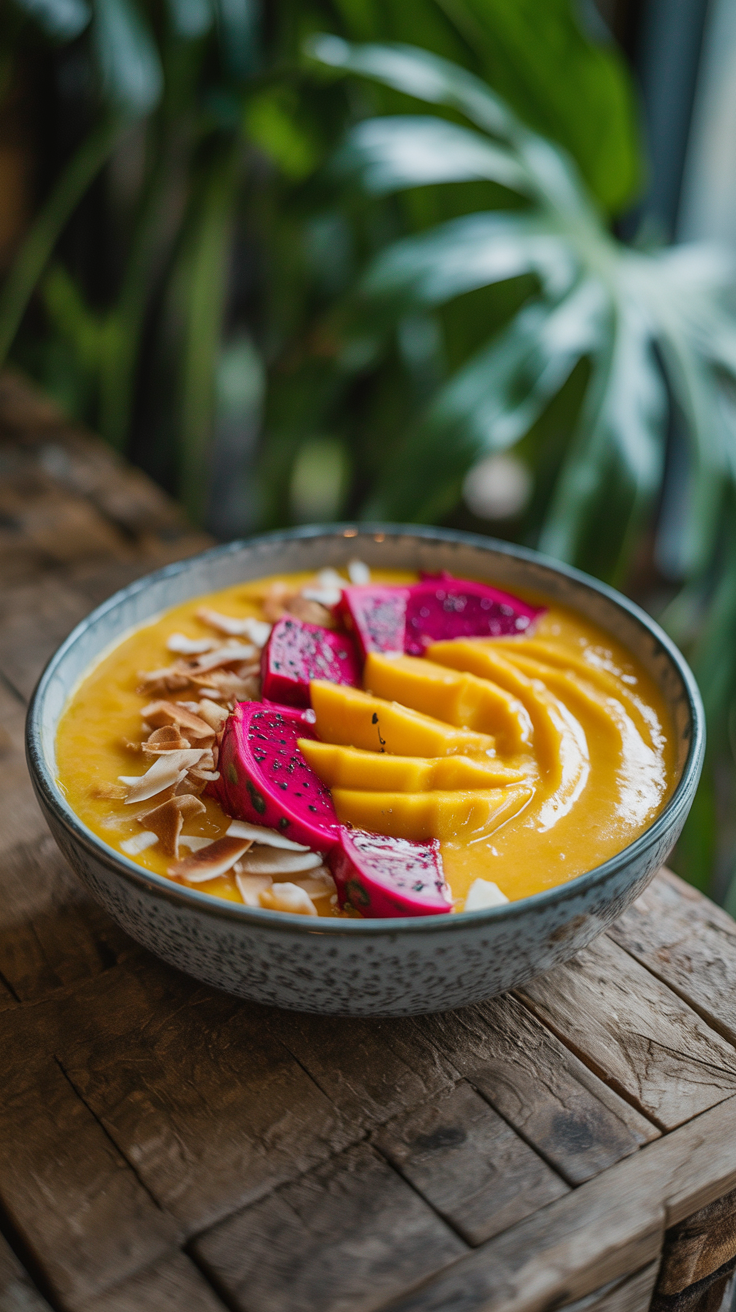 Mango Smoothie Bowl That Feels Like a Café Order - mango smoothie bowl