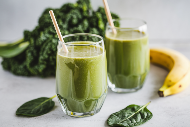 8 Green Smoothies That Don’t Taste Like Salad - green smoothie glasses