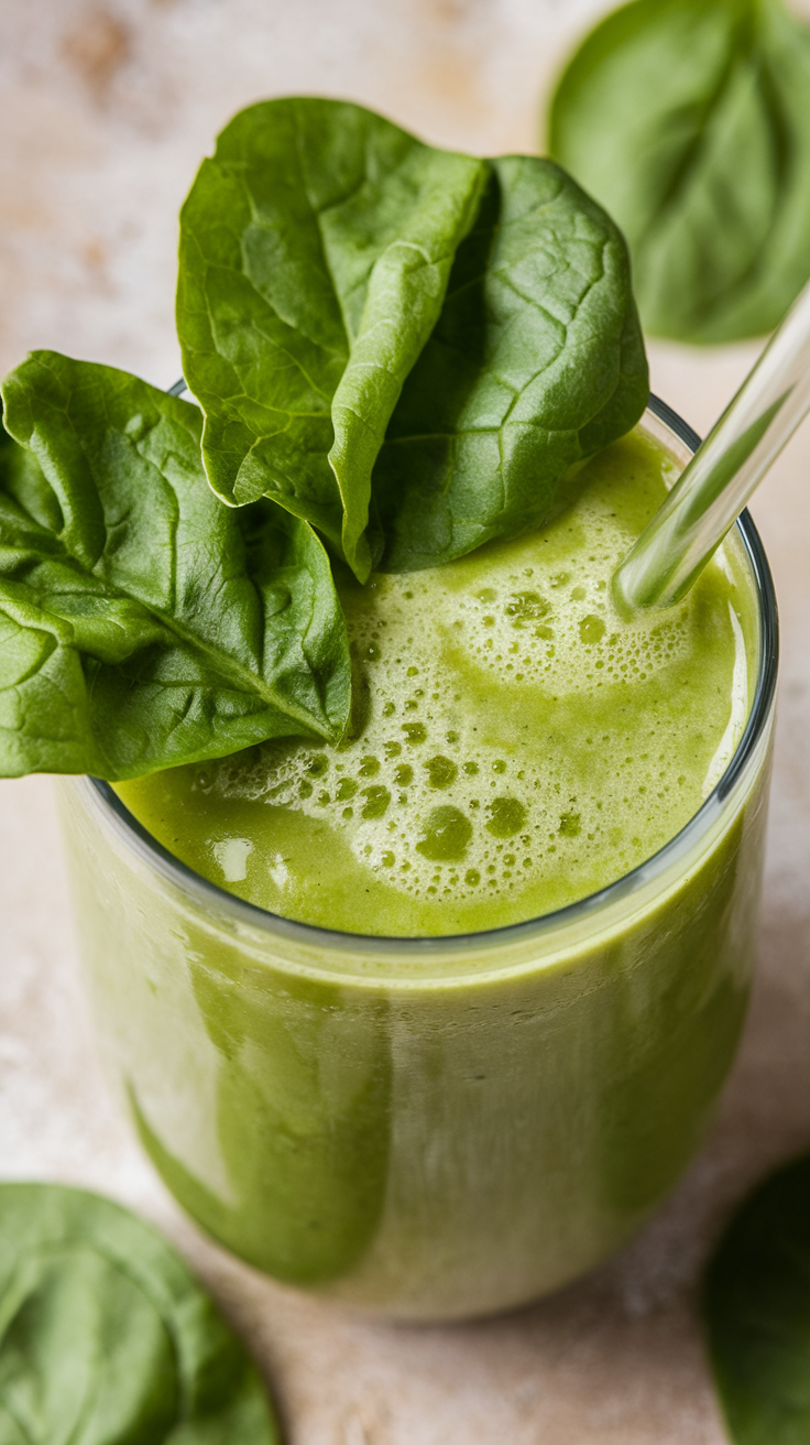 How to Make a Green Smoothie That Actually Tastes Good - spinach fruit smoothie