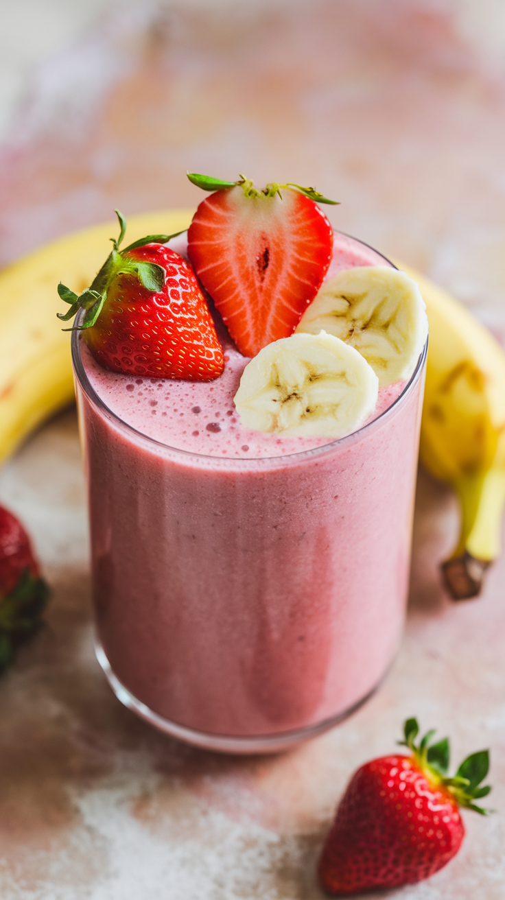 Strawberry Banana Smoothie That Never Fails - strawberry banana smoothie