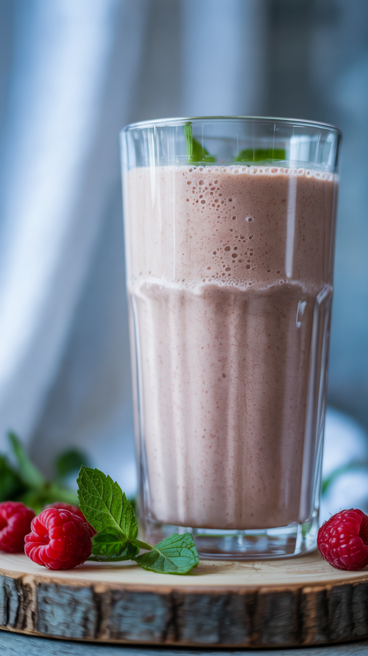 Rich and Creamy Smoothie That Feels Indulgent - creamy smoothie in blender