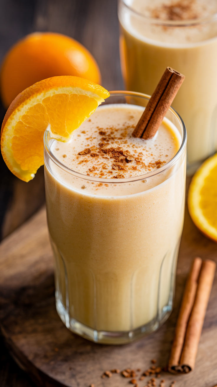 10 High Protein Smoothies That Actually Taste Good - Orange Creamsicle Throwback