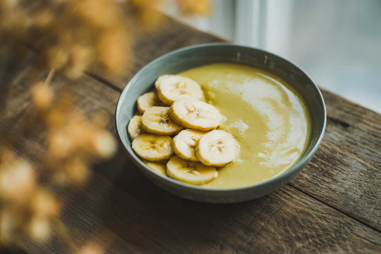 Creamy Banana Smoothie Bowl That Just Works - smoothie bowl banana topping