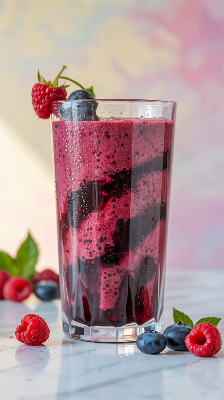 No-Fuss Smoothie That Always Works - berry smoothie variations