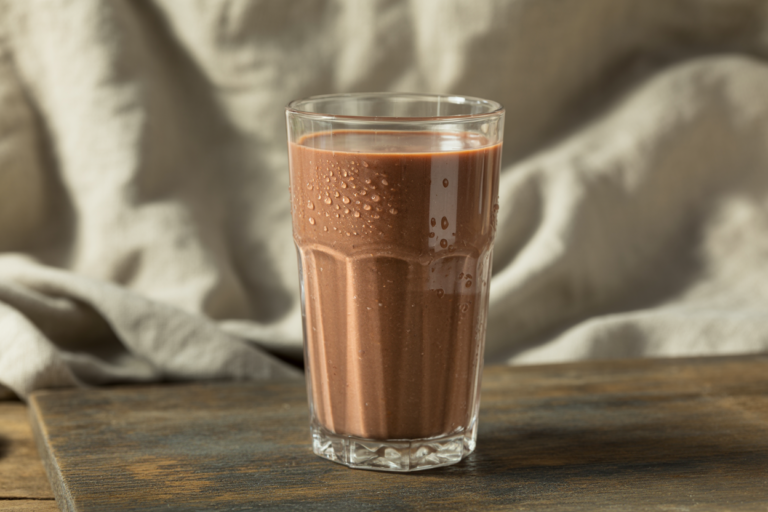 Smoothie That Replaces Your Sweet Tooth - chocolate smoothie glass
