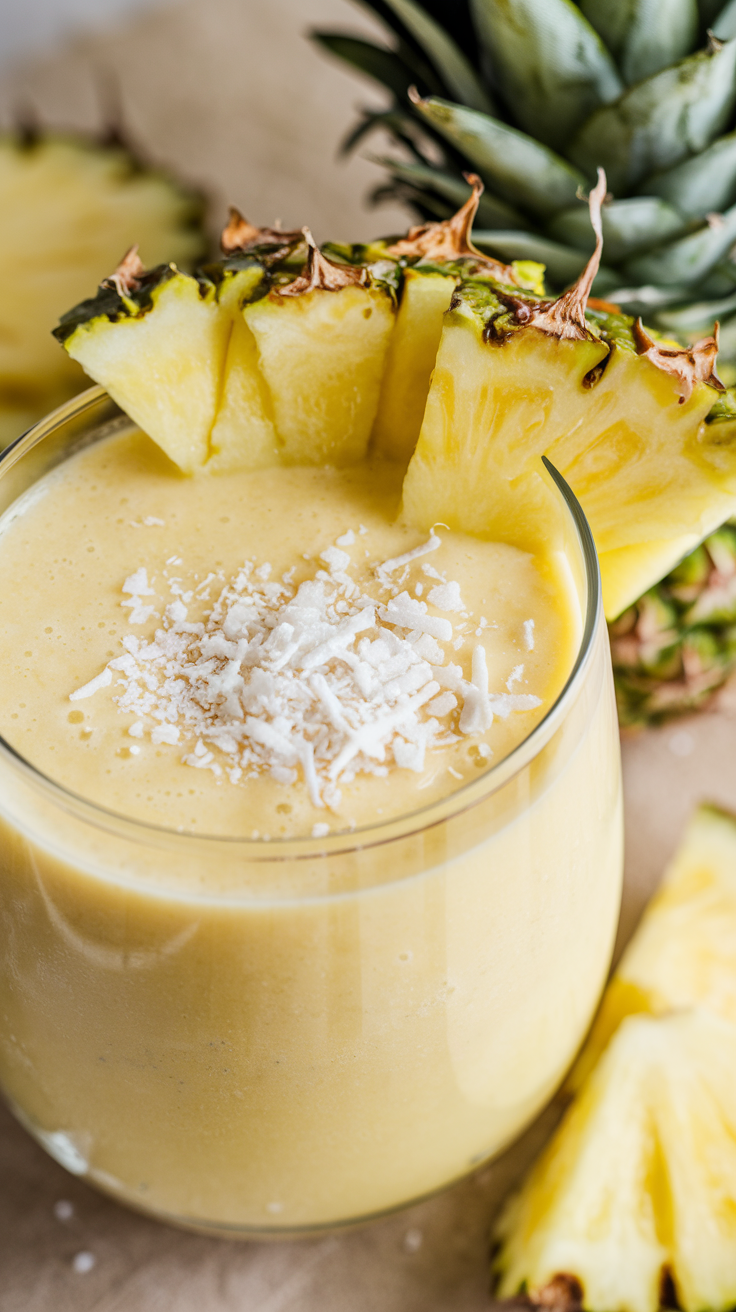 Pineapple Coconut Smoothie That Feels Tropical - pineapple coconut smoothie