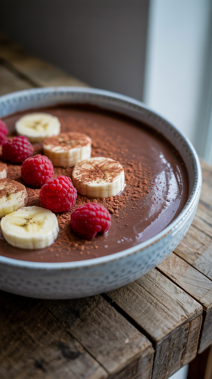 Chocolate Smoothie Bowl That Feels Like Dessert - chocolate smoothie bowl