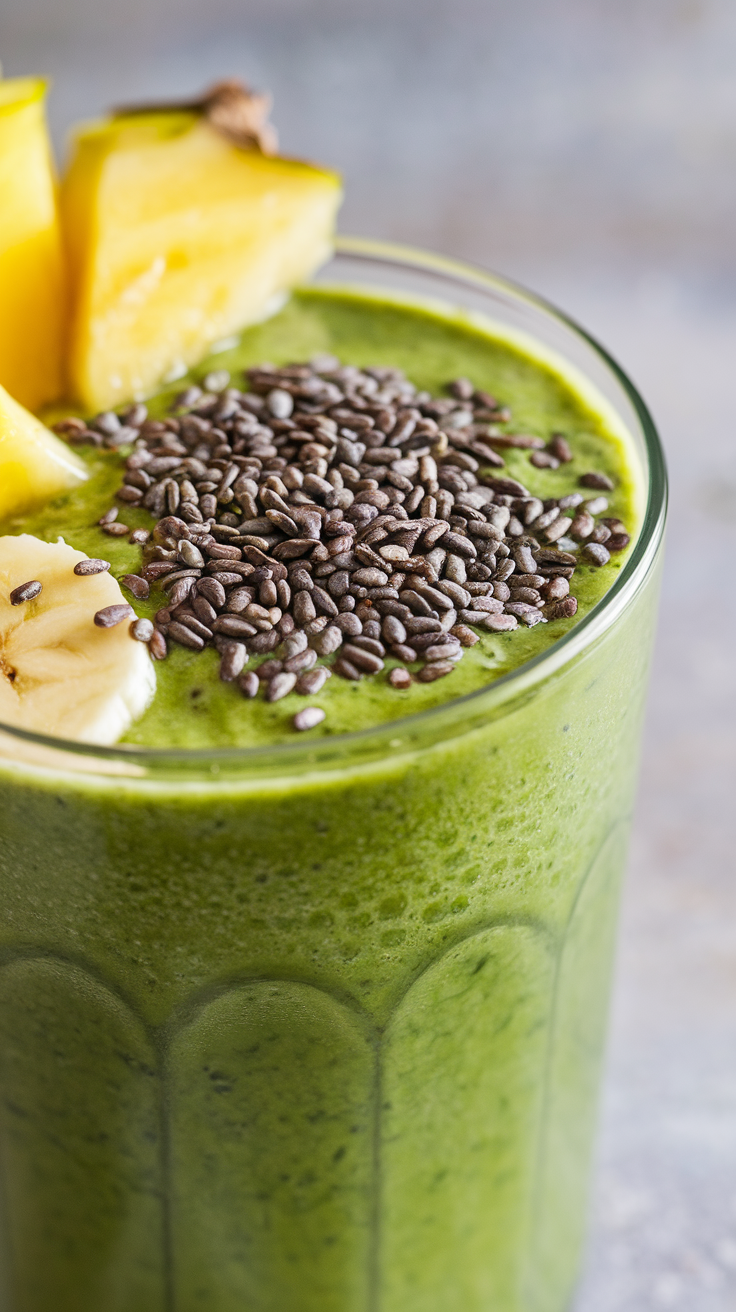 Beginner Green Smoothie That Doesn’t Taste Green - spinach fruit smoothie