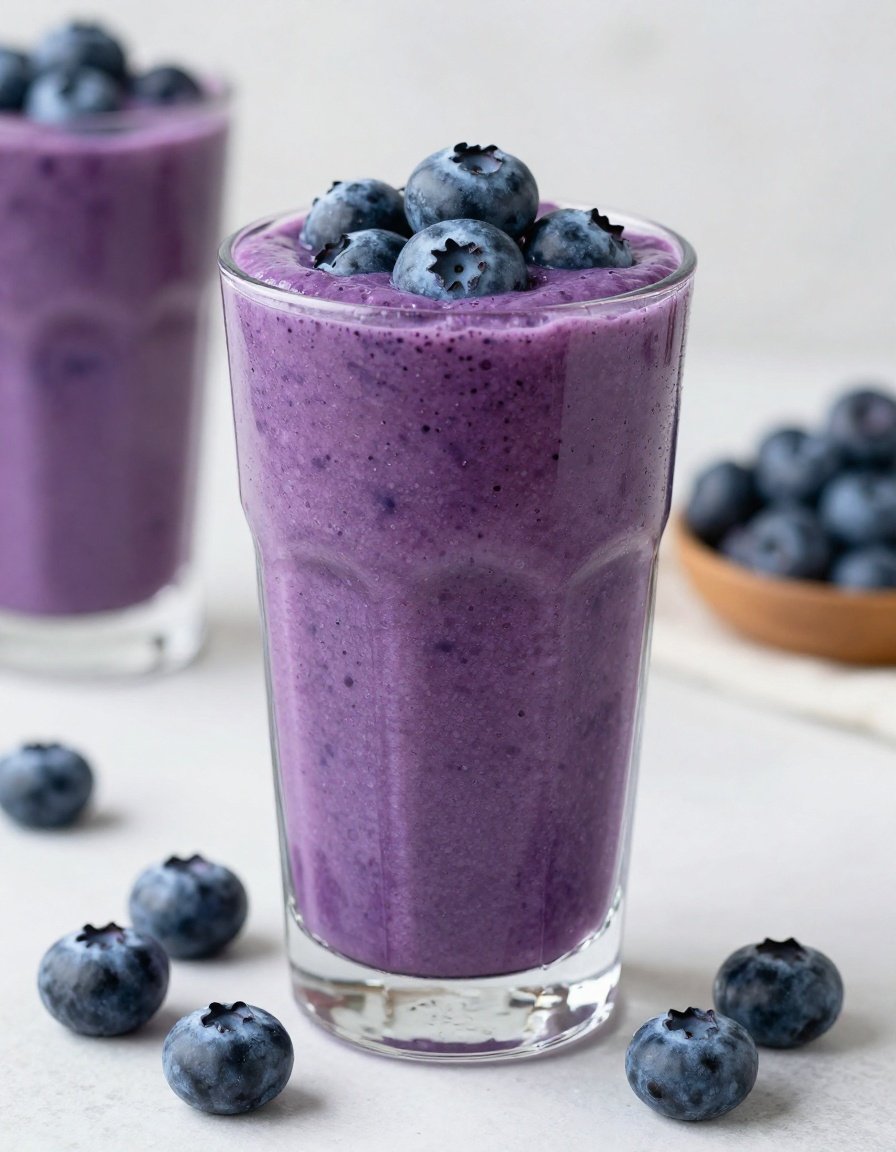 Blueberry Smoothie That’s Thick and Filling - blueberry smoothie ingredients