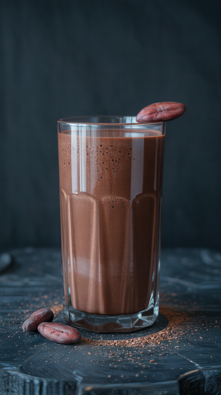 Smoothie That Tastes Like Chocolate Milkshake - chocolate smoothie blender