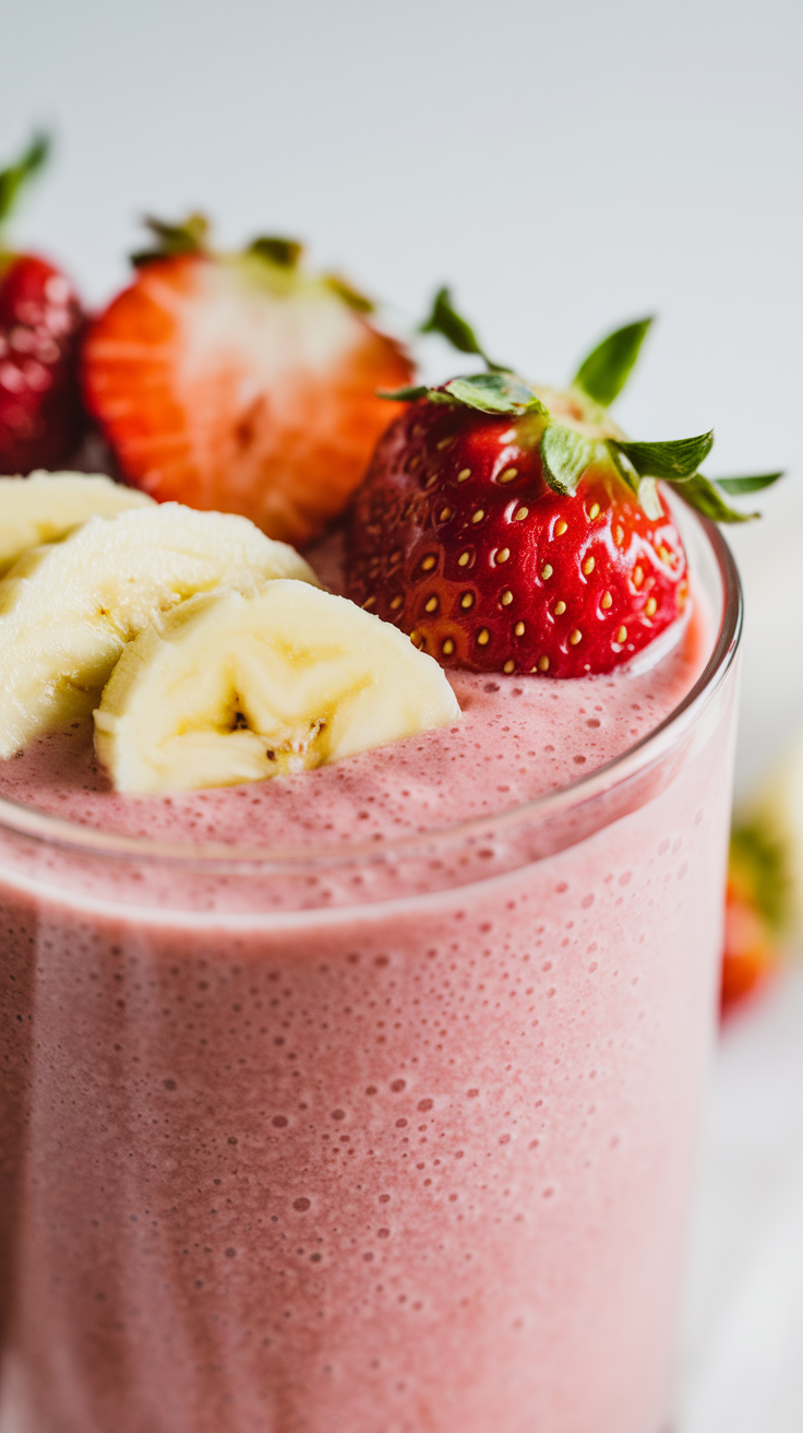 Strawberry Banana Smoothie That Never Fails - strawberry banana smoothie