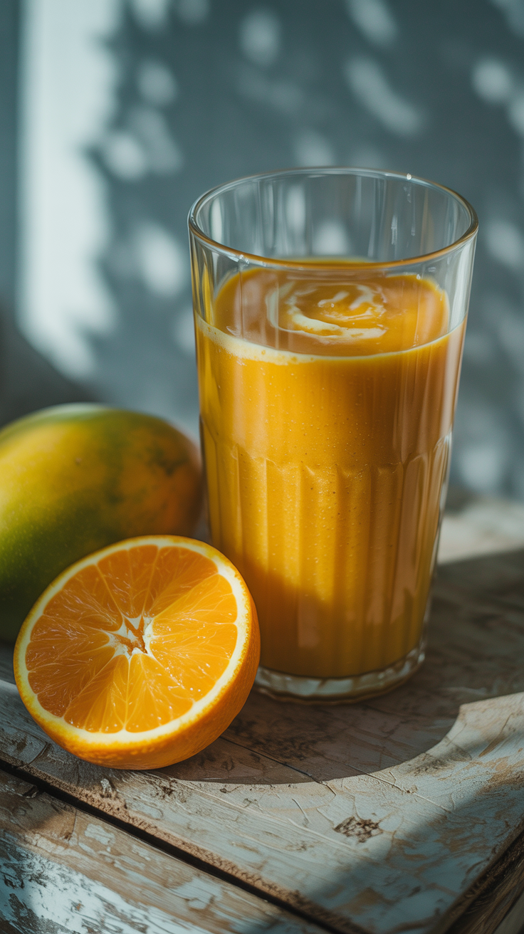 9 Smoothies That Feel Light but Satisfying - Citrus Mango Spritz