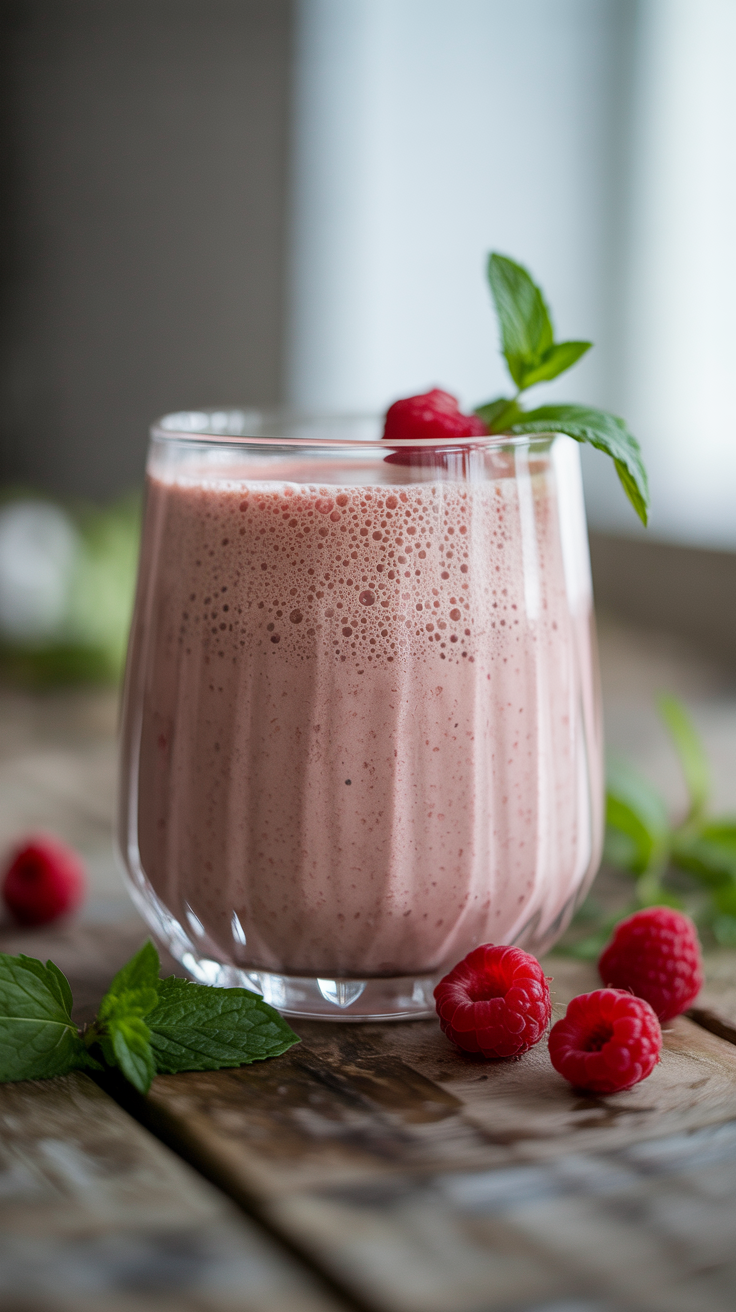 Smoothie That Tastes Like Ice Cream - smoothie in glass